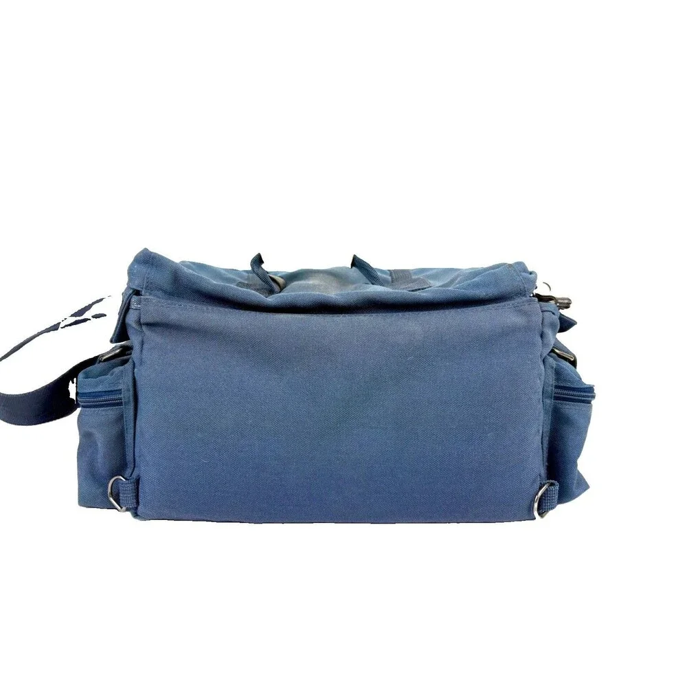 Vintage Escort Photo Travel Case LTD Edition 605 Reg. 325005 Blue Canvas/Leather